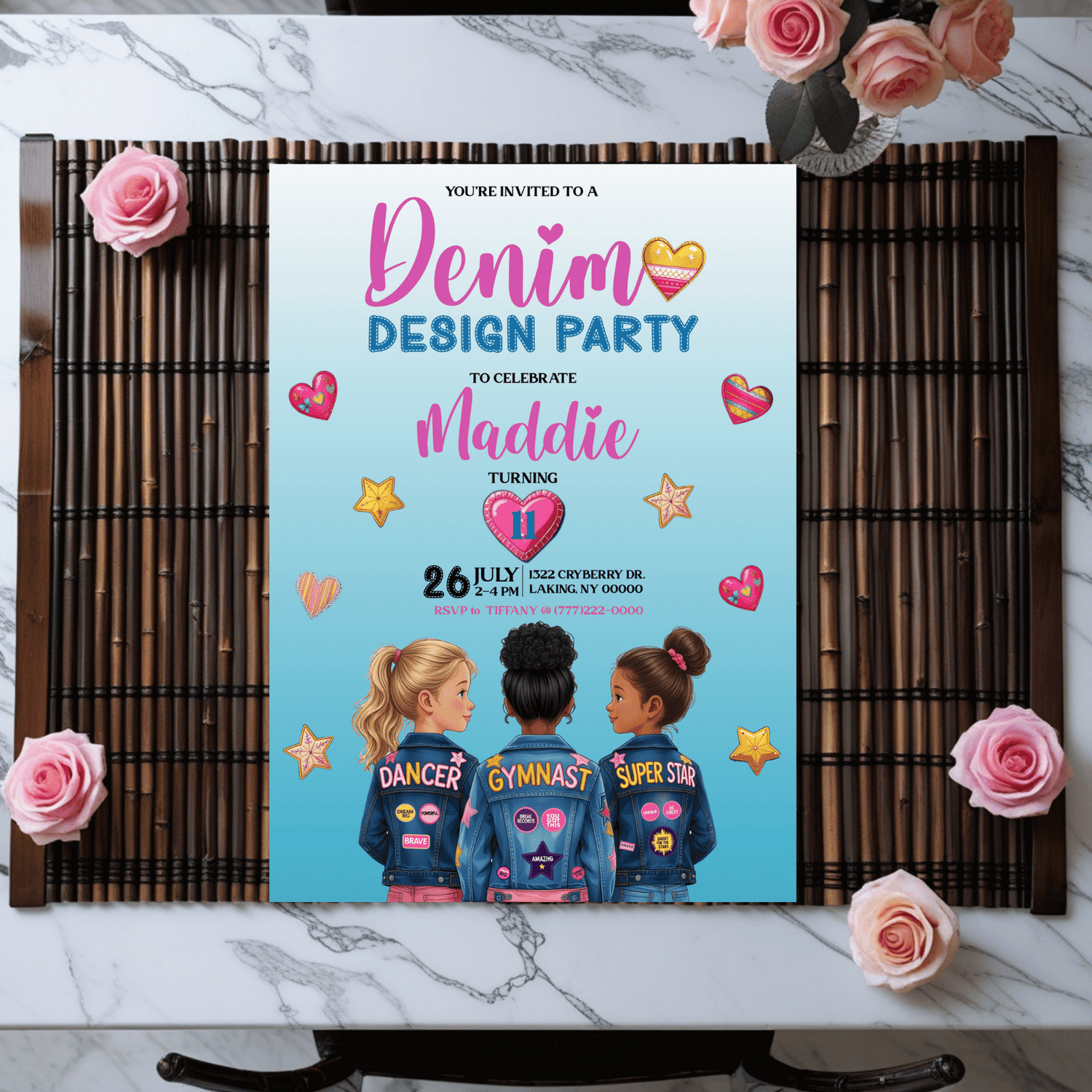 Denim Design Party - Patch Denim Party Editable through CORJL