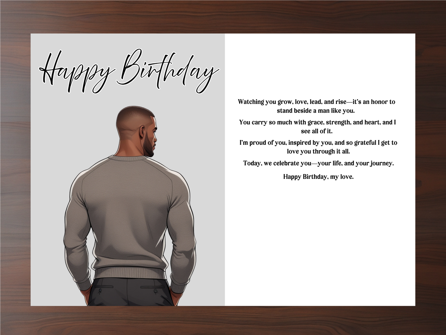 For Him – A Greeting Card Collection Celebrating Black Men with Love & Respect