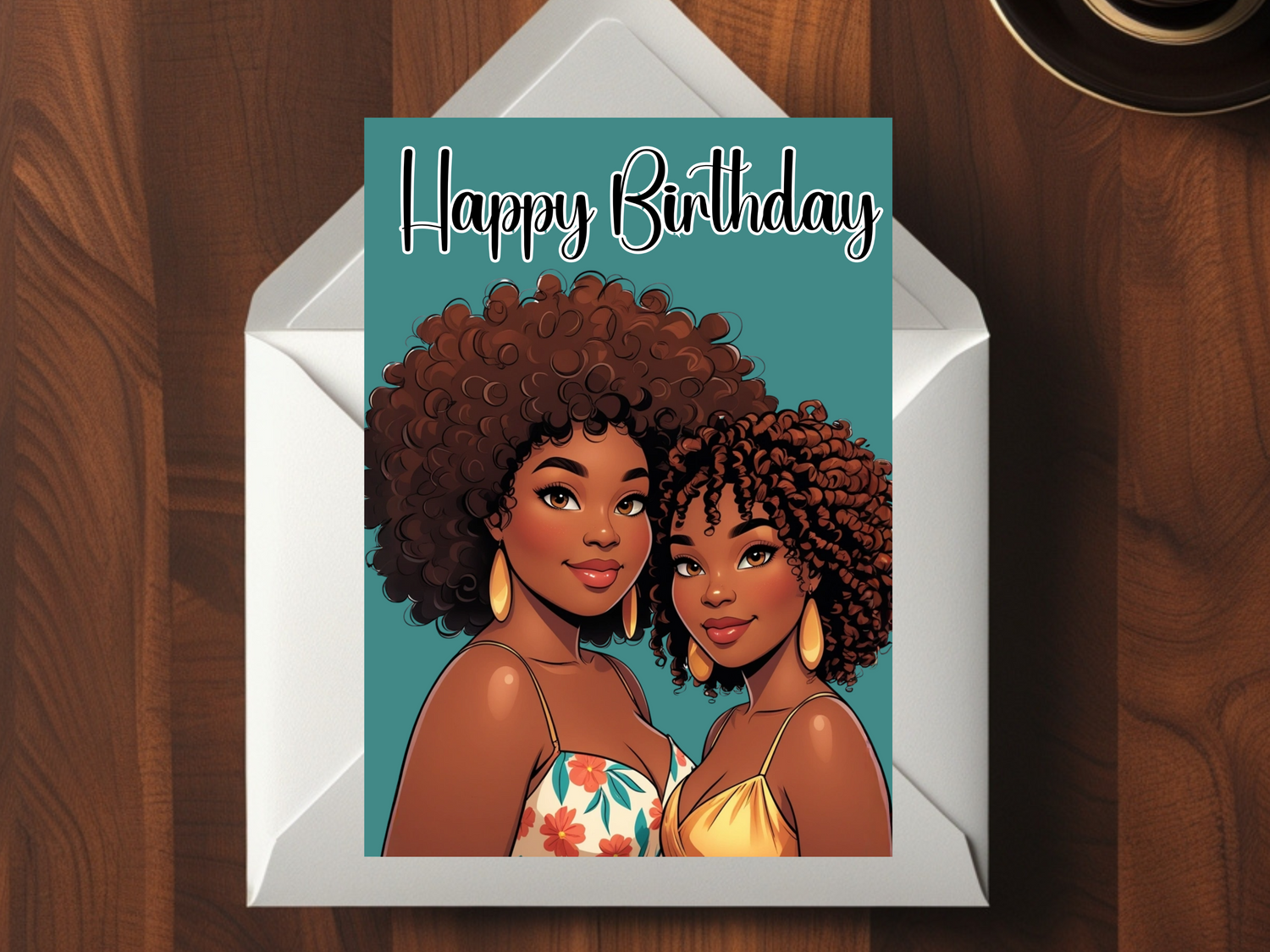 Real One – Birthday Card for Your Day-One Sister-friend - Black Women Greeting Cards