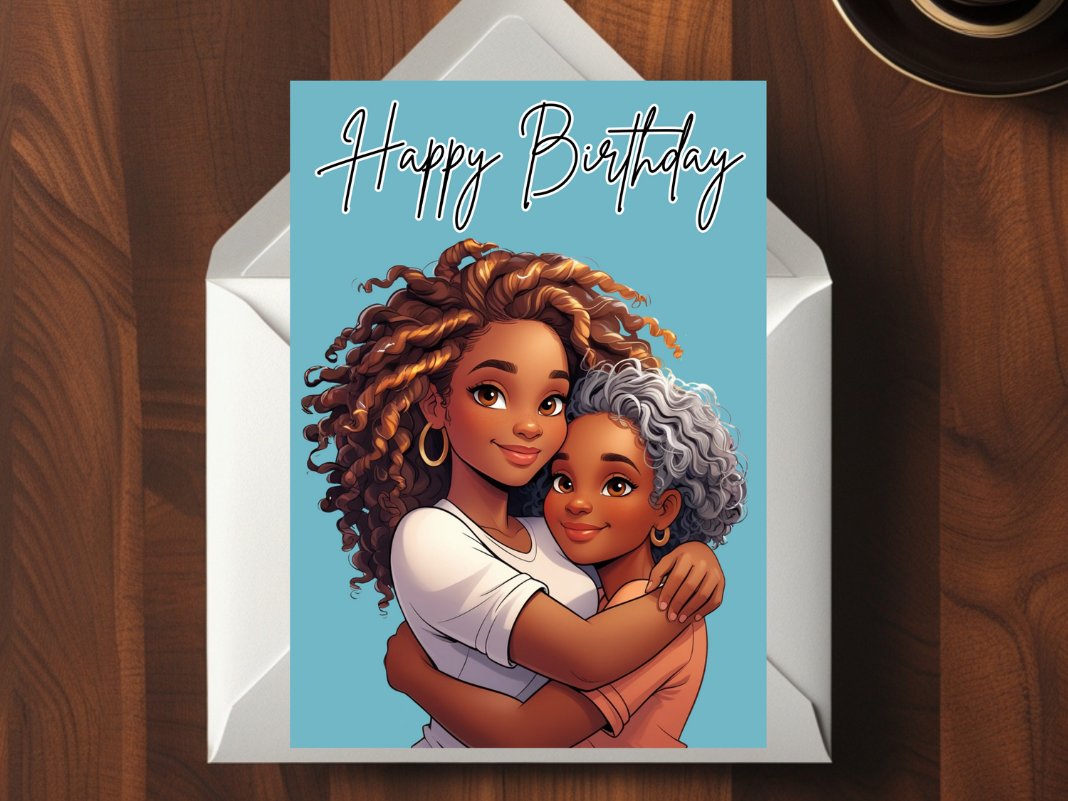 Greeting Card - Happy Birthday to a Wonderful Mother