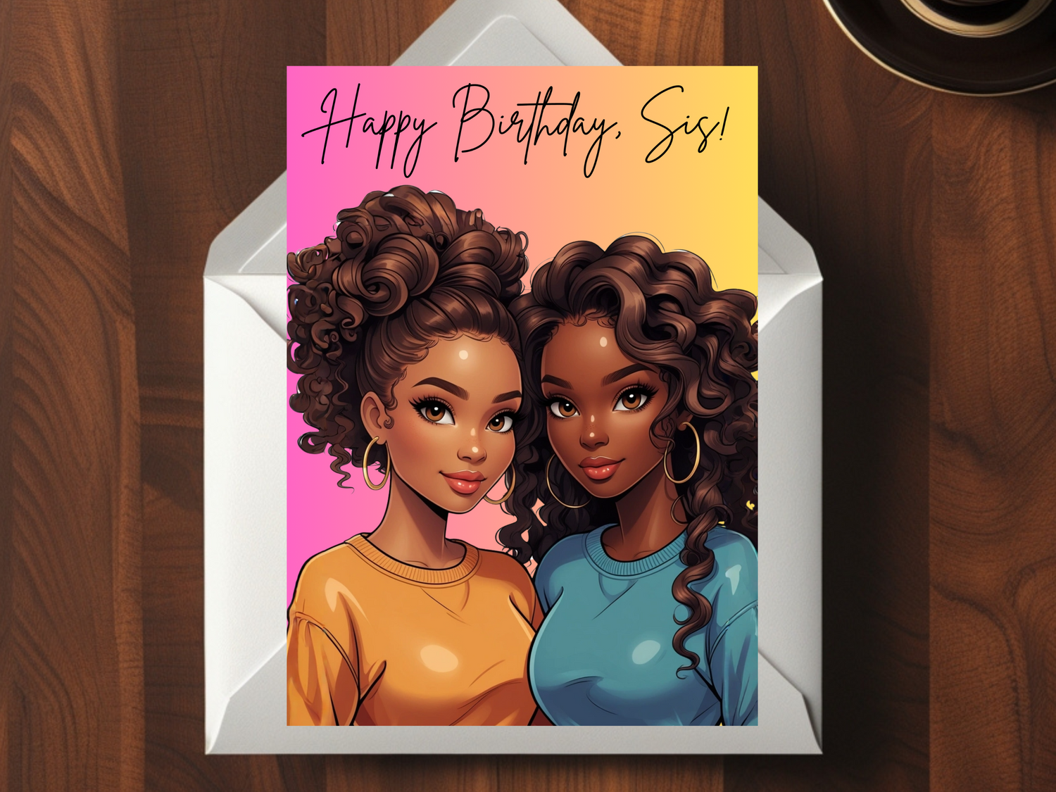 Day One – Birthday Card for a True Friend - Black Women Cards