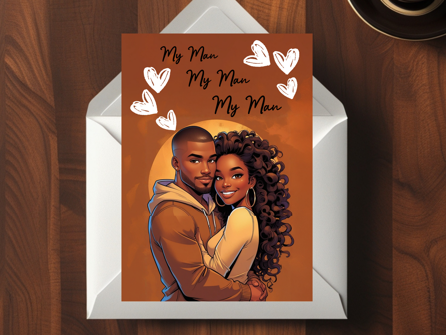 My Man, My Man, My Man – Appreciation Card for Him - Black Man Card