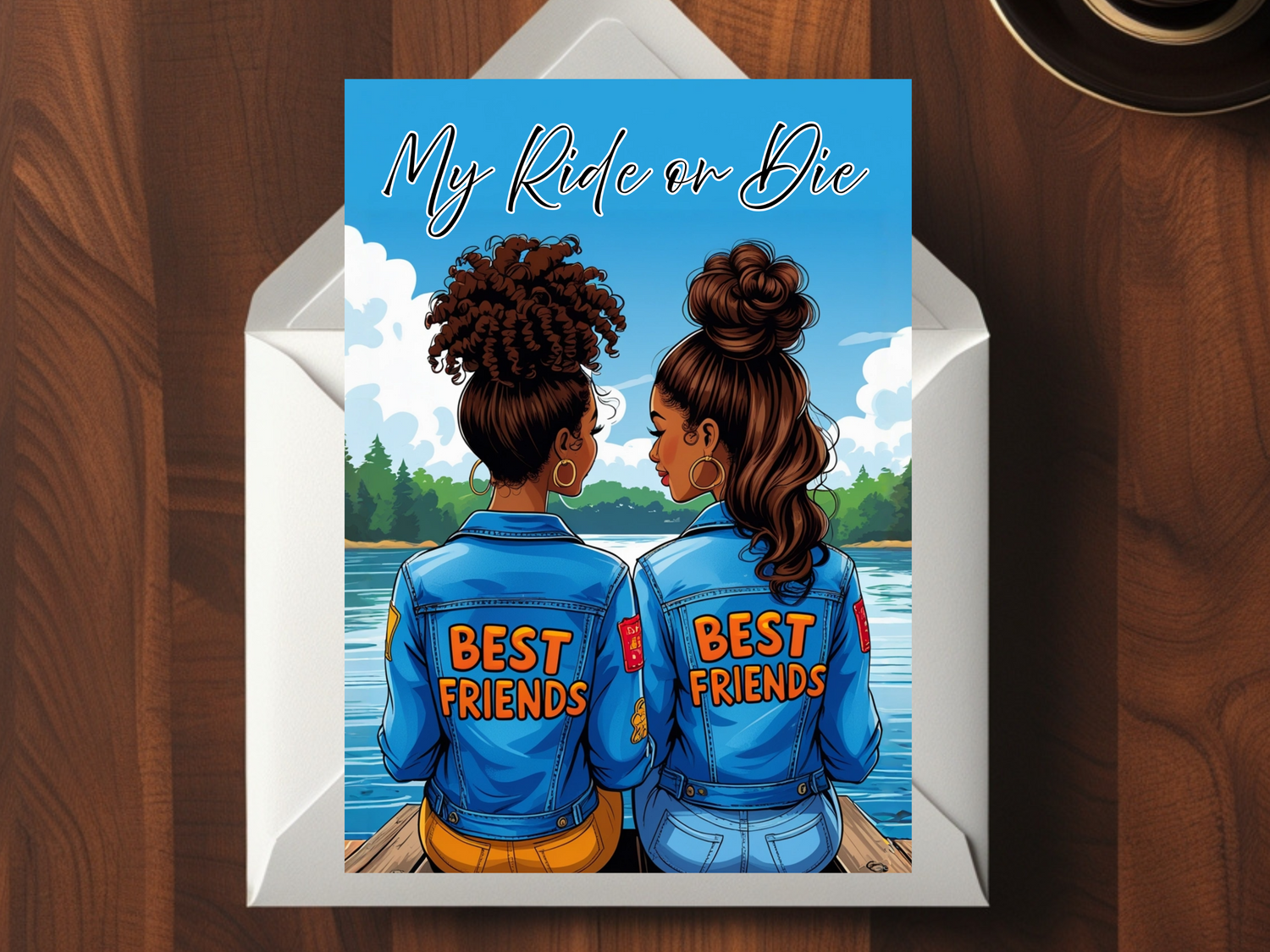 My Ride or Die - Birthday or Friendship Greeting Card